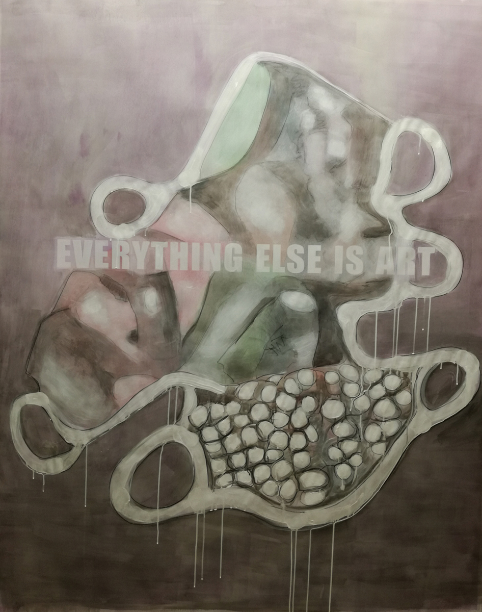 2020 Everything else Is Art  150 cm  x 120 cm opera su carta. 